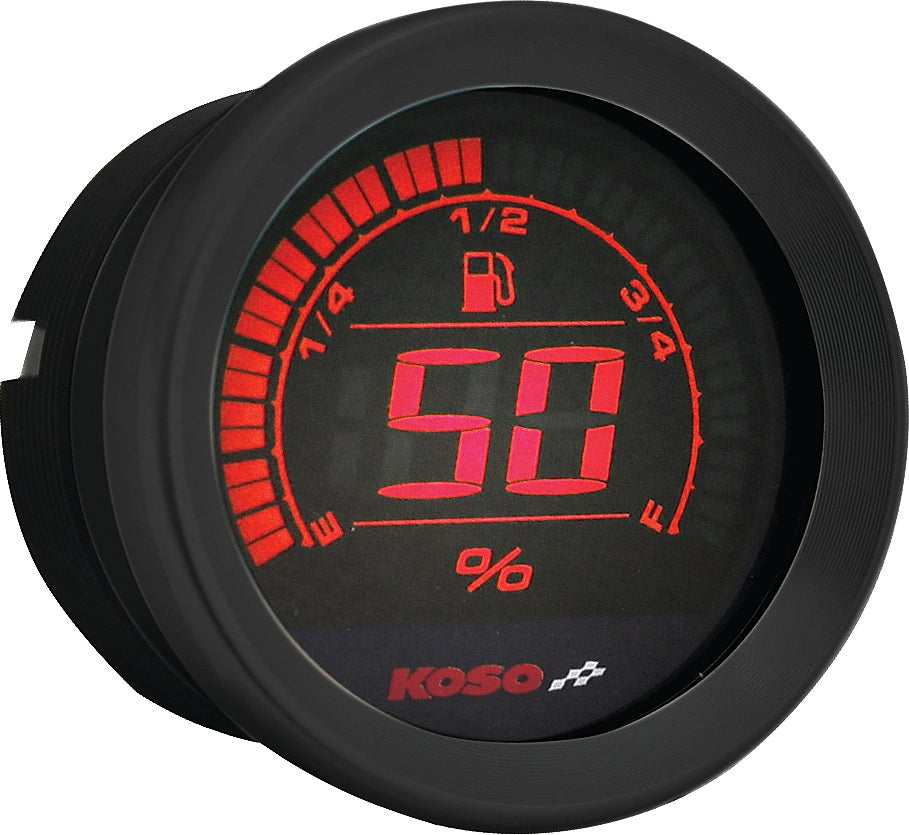 KOSO Digital Gauge Cluster with 4-inch Speedometer and Tachometer for Harley-Davidson FLHTC and FLHTCU (2004-2013)