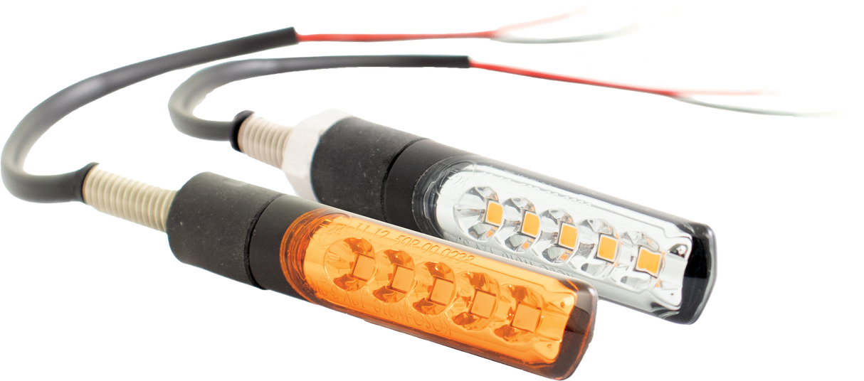 KOSO HE037011 Led Sequential Turn Signal with Smoke Lens for Motorcycle