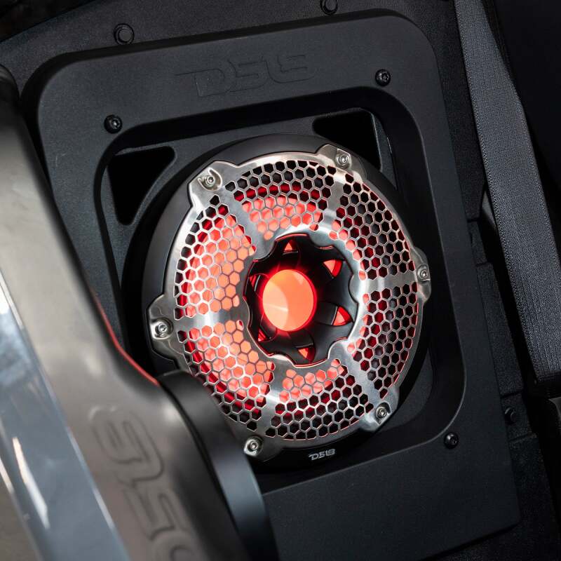 DS18 Loaded Rear Subwoofer & Enclosure for Polaris Slingshot 2015+ with NXL-10SUB/BK