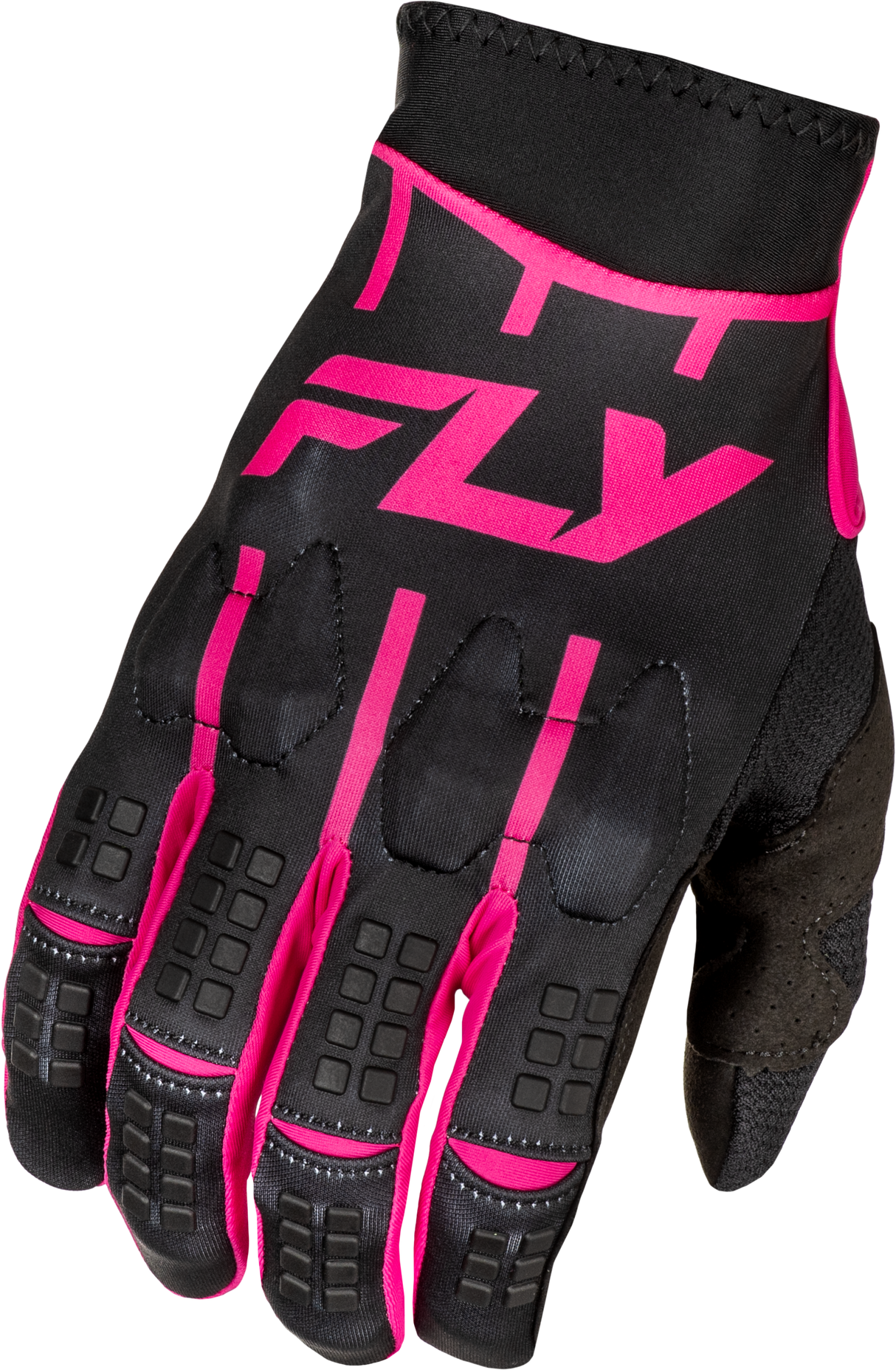Fly Racing Evolution DST Gloves Black/Pink XL - Premium Race Gloves for Motorcycles