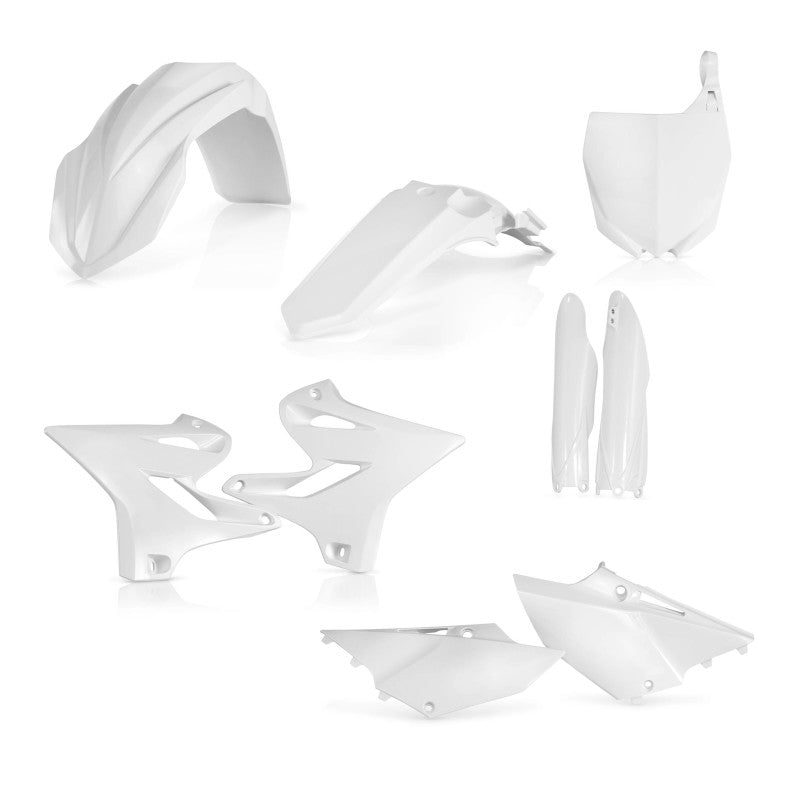 Acerbis Full Plastic Kit for Yamaha YZ125/250/ YZ125X/ YZ250X (2016-2022) – White
