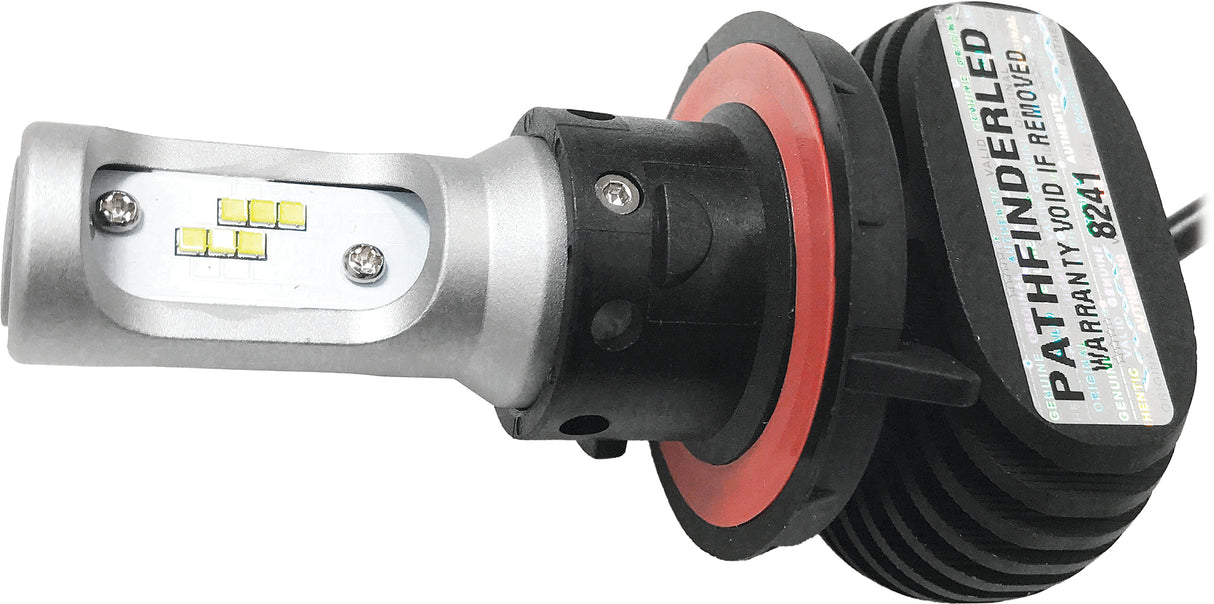 PATHFINDER Rugged Fanless LED H13 Bulb – 4000 Lumens Bright White for Harley Davidson V-Rod and Touring Models