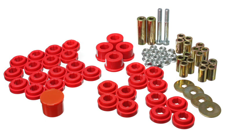 Energy Suspension Chrysler/Dodge Red Rear Control Arm Bushing Set (Part #5.3141R) for Dodge Magnum, Charger, and Challenger