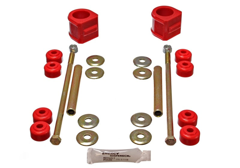 Energy Suspension GM Front Sway Bar Bushing Set with End Links – Fits 1997-1998 GMC C3500 and K1500, 32mm Diameter, Red