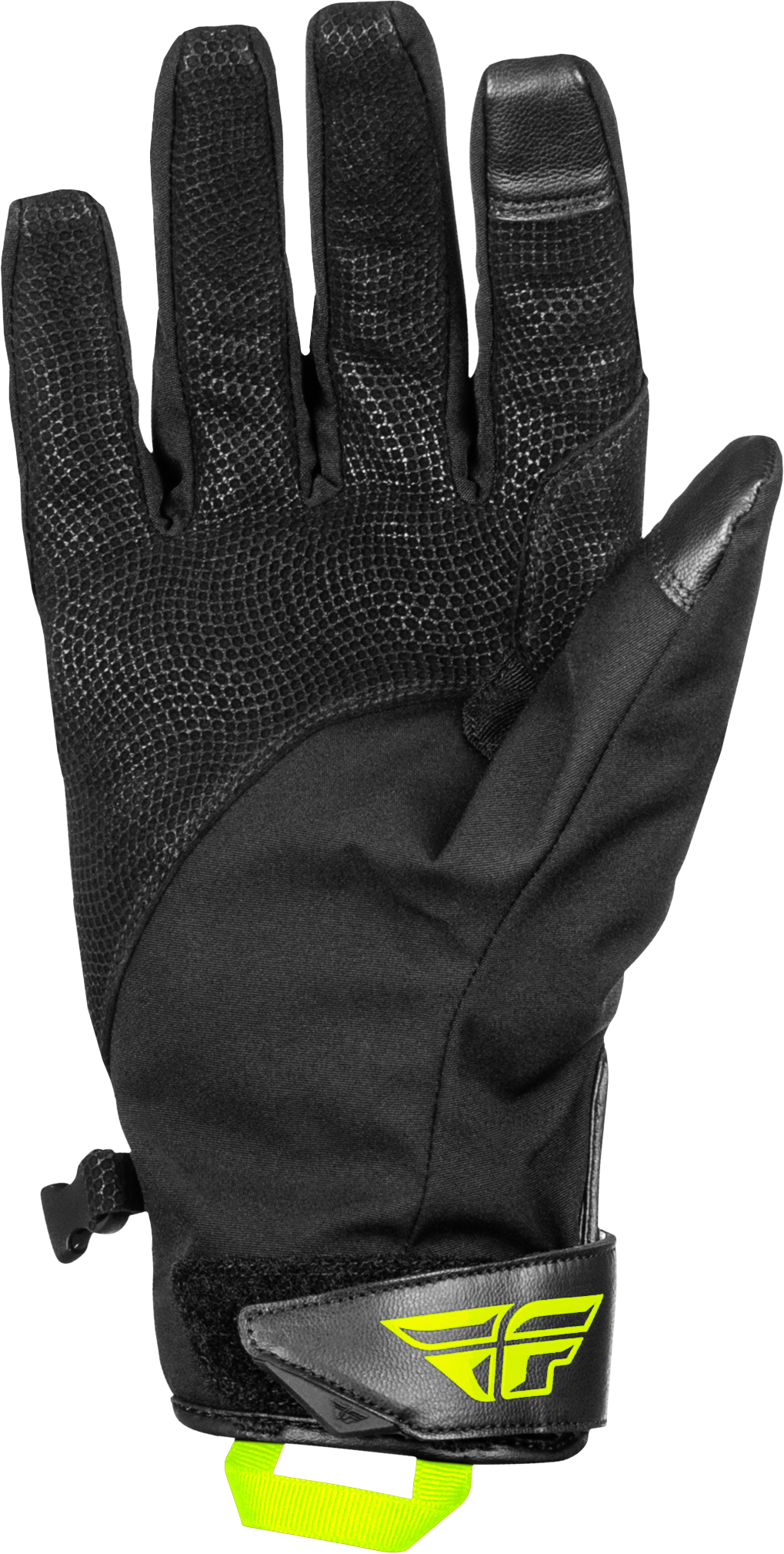 Fly Racing Title Long Gloves Red/Black/Hi Vis XS - Weatherproof Motorcycle Gloves with 3M Thinsulate for Cruiser, Touring, and Adventure Bikes