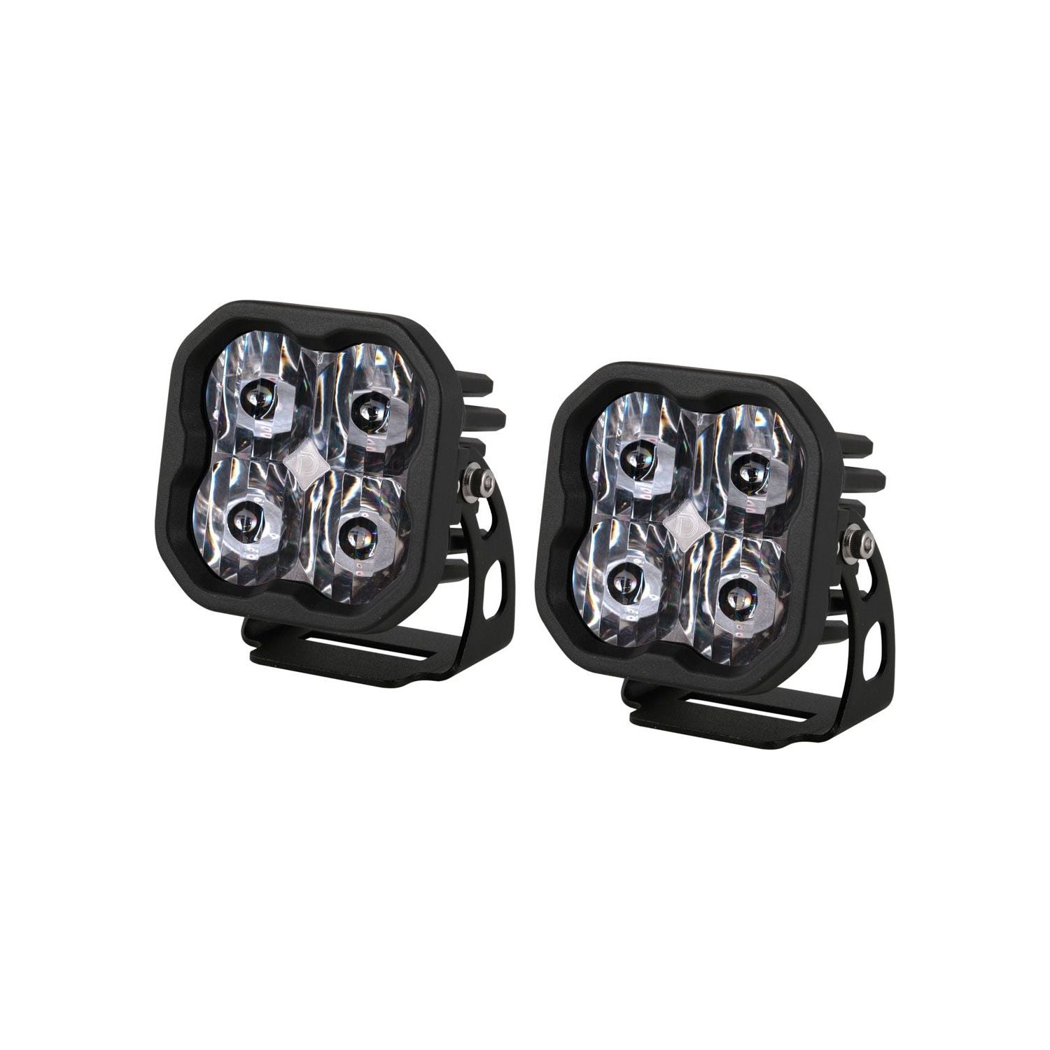 Stage Series 3" White Pro LED Pods (Pair) | Diode Dynamics