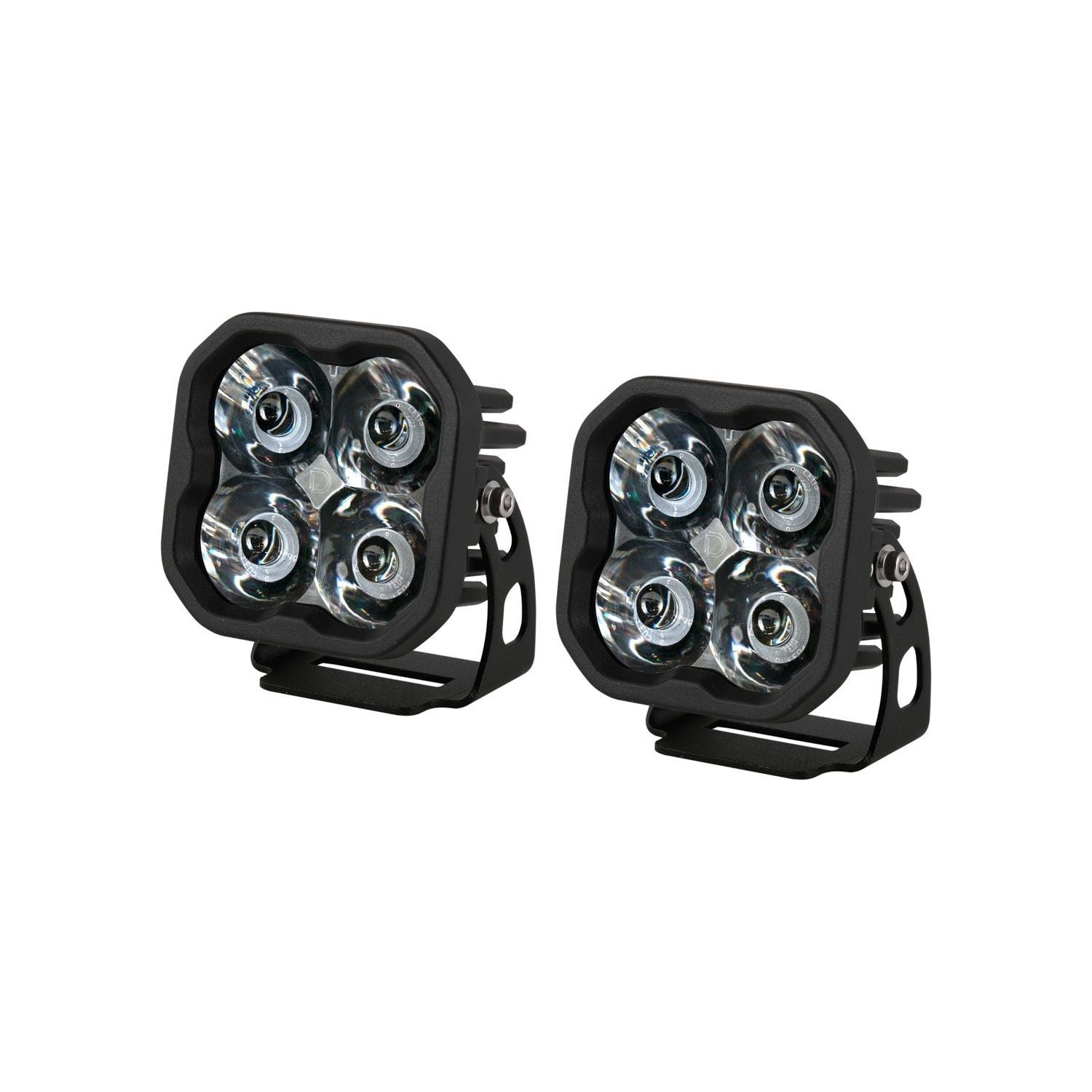 Stage Series 3" White Pro LED Pods (Pair) | Diode Dynamics