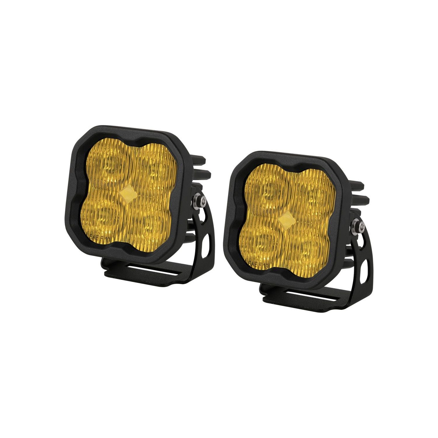 Stage Series 3" Yellow Sport LED Pods (Pair) | Diode Dynamics