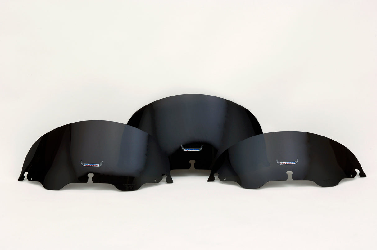 Slipstreamer Dark Smoke 10-inch Windshield for Harley Davidson FLHT and FLHTCU Models (2014-2017)