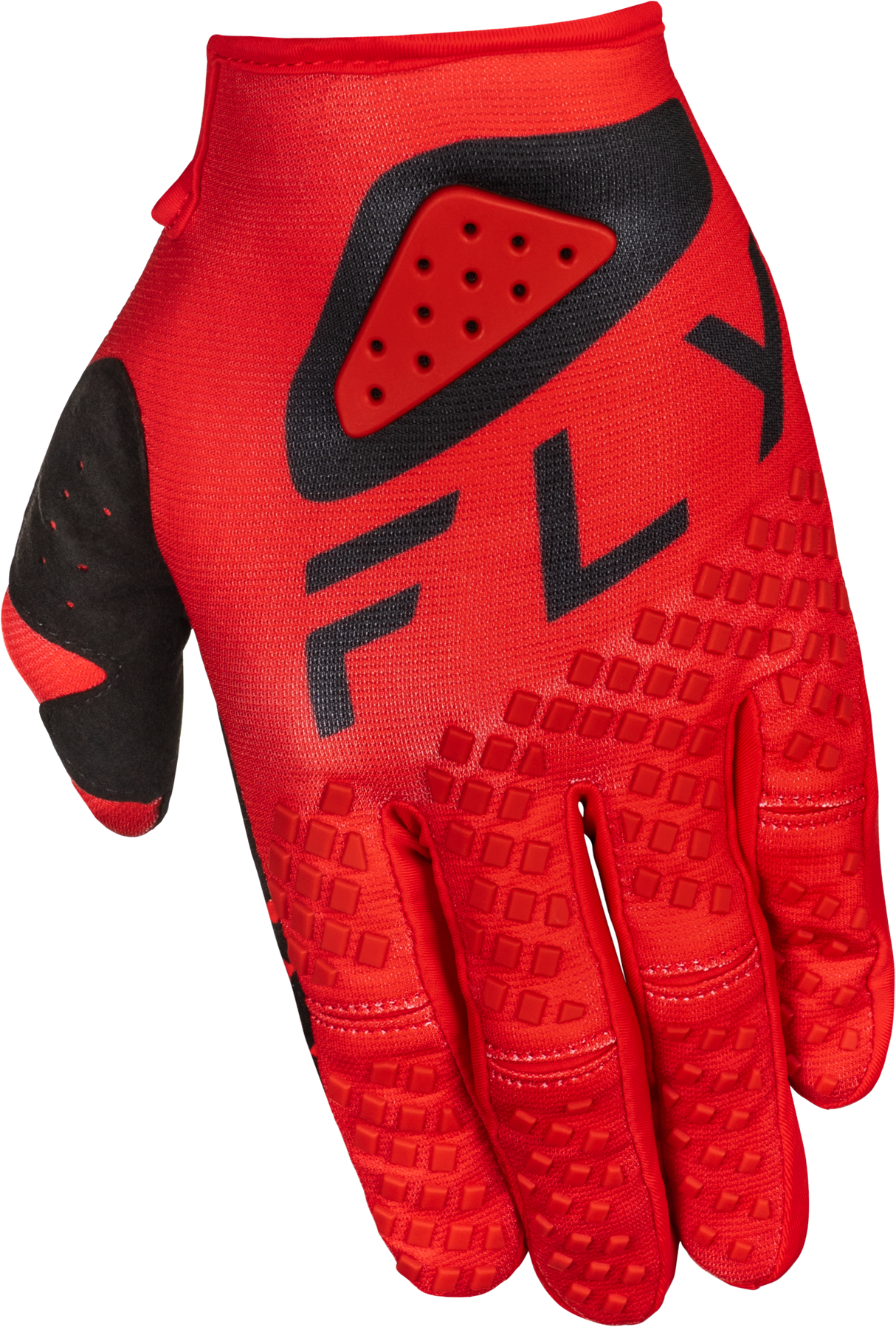 Fly Racing Kinetic Center Gloves for Motorcycle and Dirt Bike - Red/Black, Size 3X