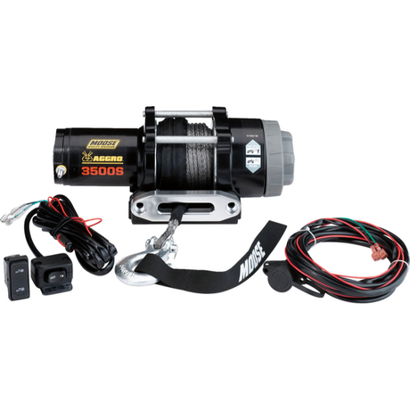 3500 LB Aggro Winch (Synthetic Rope) | Moose Utility Division