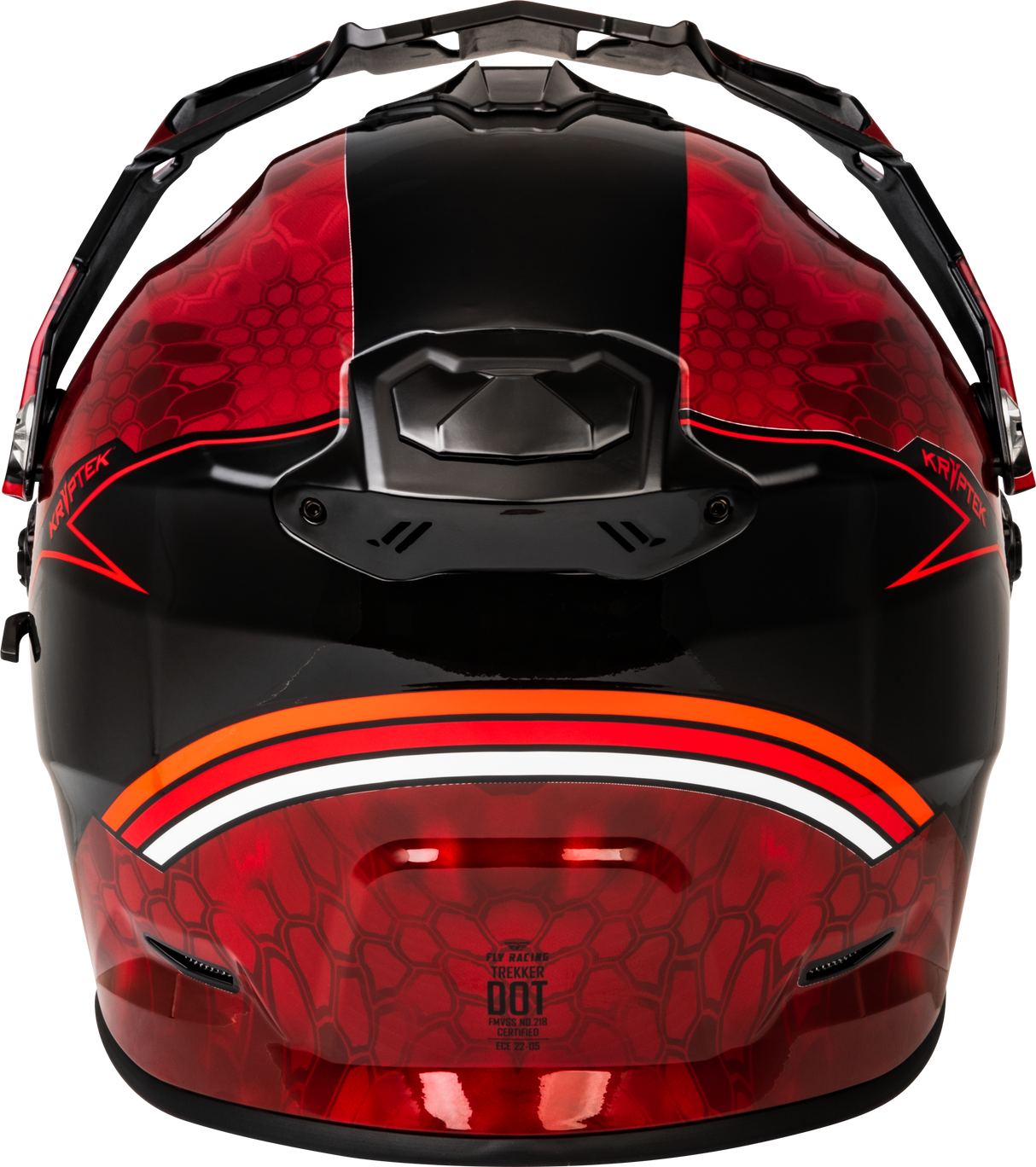 Fly Racing Trekker CW Conceal Helmet with Electronic Shield in Red/Black - Medium for Off-Road and Dirt Bikes