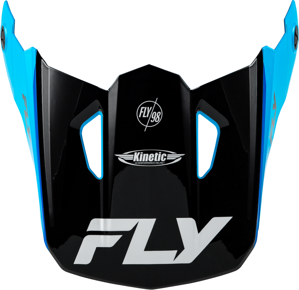 Fly Racing Kinetic Rally Helmet Visor Blue/Black/White for XL and 2X Sizes