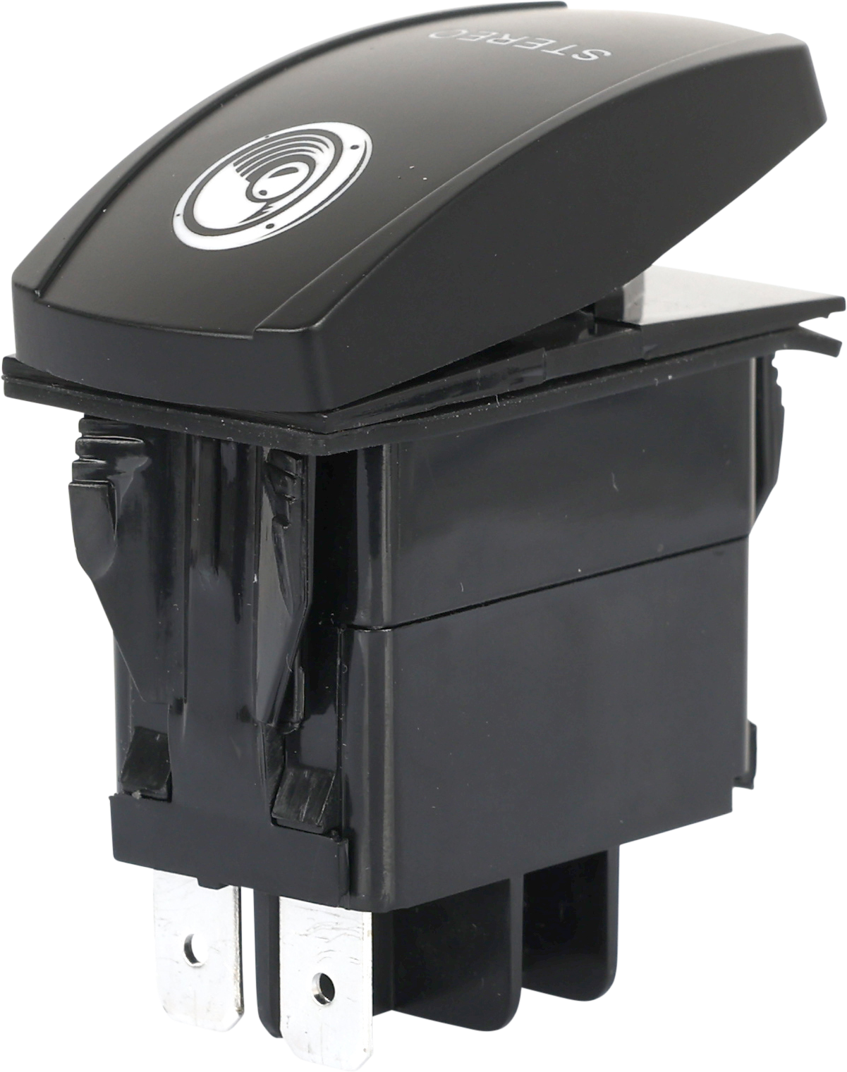 Open Trail SM106-025 Stereo Accessory LED Switch Pro Backlit for Jeep Wrangler, Toyota Tacoma, Ford F-150