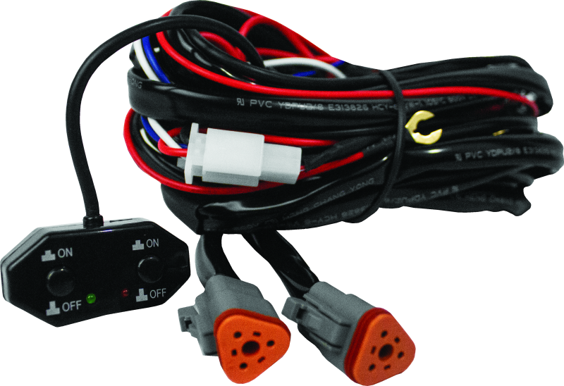 DragonFire Racing High-Intensity Dual Driving Light Harness – Part No. 522029