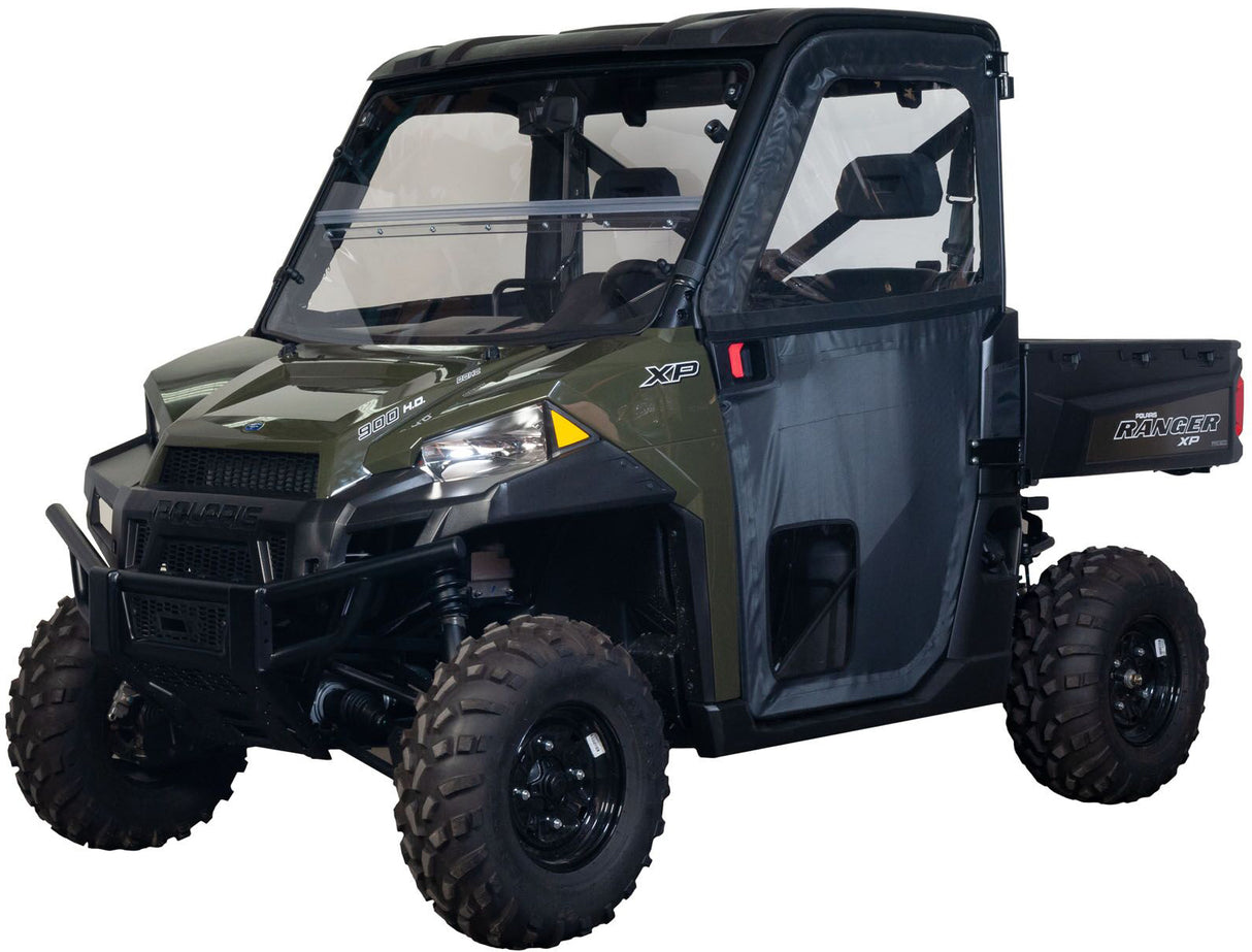 Seizmik Framed Door Kit for Polaris Fullsize Ranger – Compatible with Hard Roof, Windshield & Back Panel
