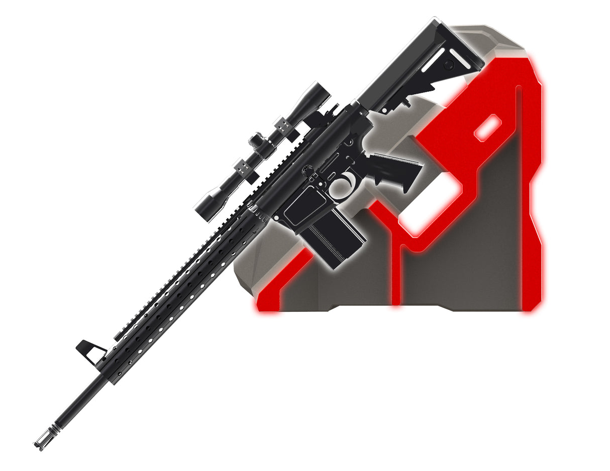 SEIZMIK Icos 2 In-Cab Gun Holder for UTV with AR, Pistol & Magazine Storage - Fits Most Side-by-Side Vehicles