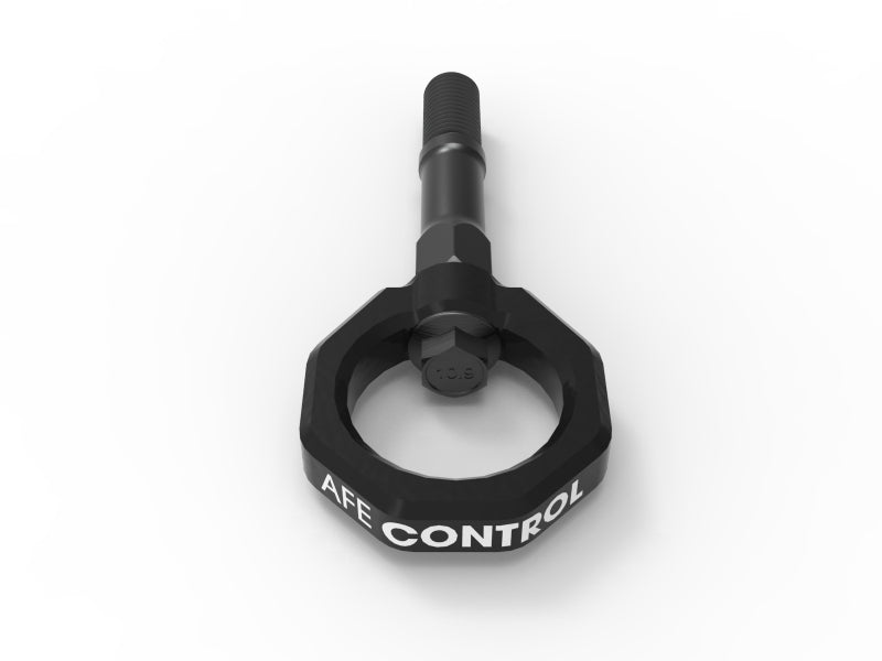 aFe Control Rear Tow Hook for Chevrolet Corvette C8 (2020-2024) - Black