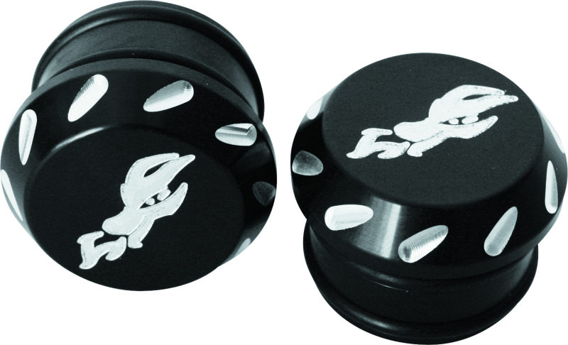 DragonFire Racing Billet Tube Endcap 1.5 Inch Black Anodized – Enhances Powersports Look and Performance