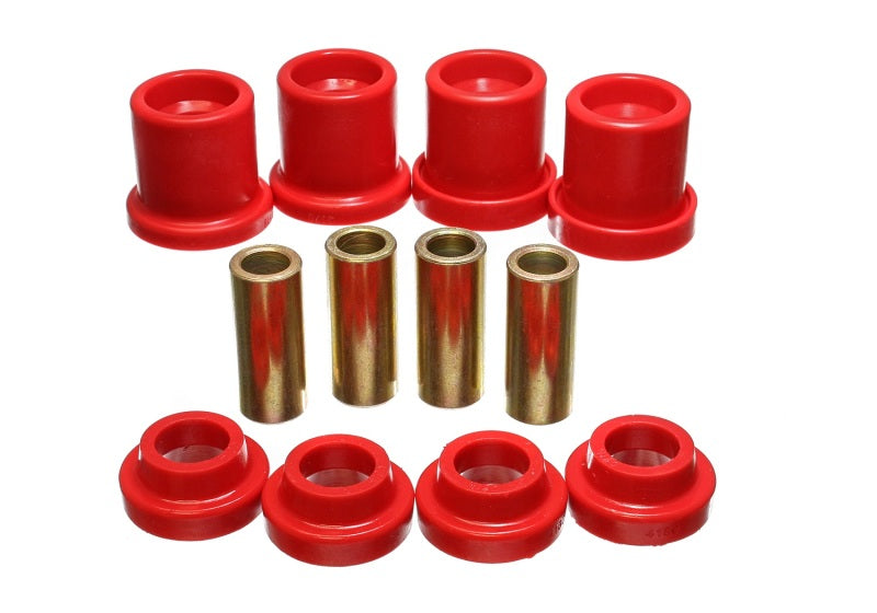 Energy Suspension 7.4102R Rear Sub-Frame Bushing Set for 1993-1996 Nissan 300ZX - Red Polyurethane