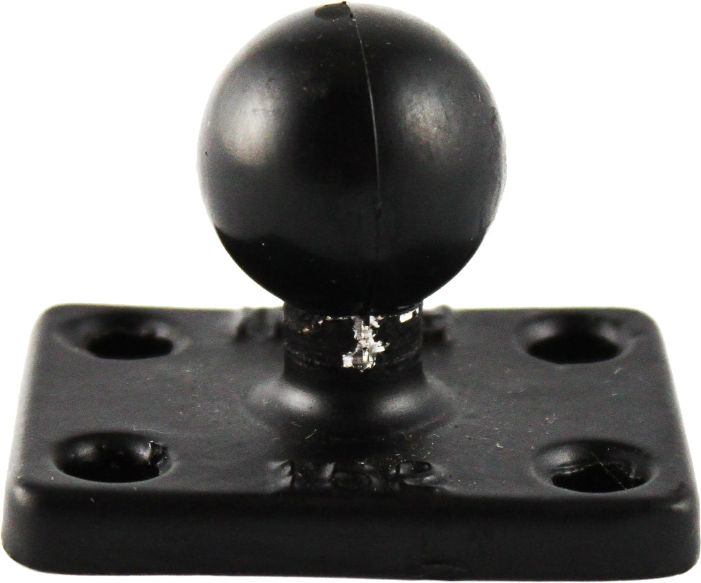 RAM Rectangle Base with 1-Inch Ball Mount – Universal Fit for Recreational Vehicles
