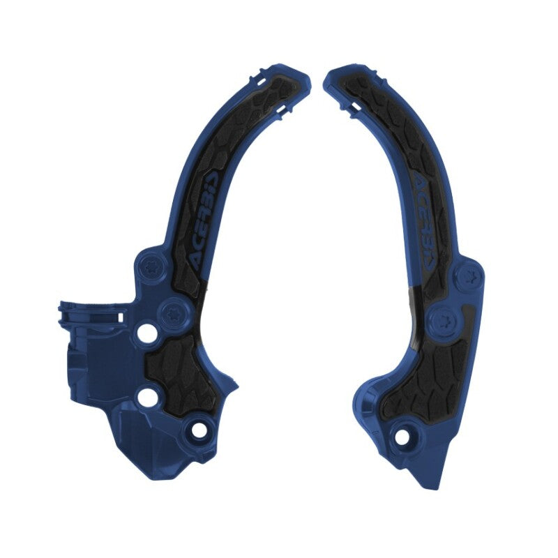 Acerbis 24+ KTM SX50 X-Grip Frame Guard - Blue/Black for KTM SX50 (2019-2023) and Similar Models