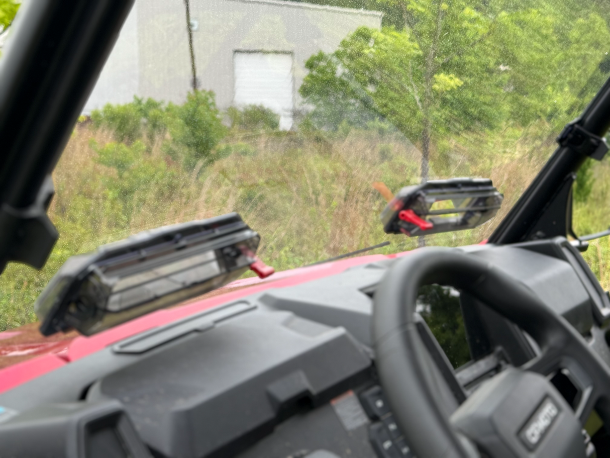 SEIZMIK Versa Vented Windshield UV Resistant for Polaris RZR with Pro-Fit Channeled Roll Cage