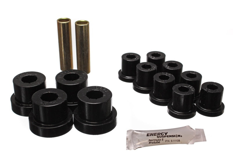Energy Suspension Jeep Spring Bushing Set – Black for 1983-1986 Jeep CJ7 Front Leaf Springs