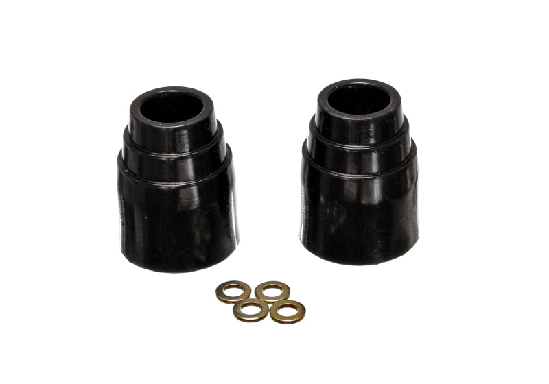 Energy Suspension 9.9143G Performance Bump Stop Set for Control Arms, Traction Bars, and Leaf Springs - Black