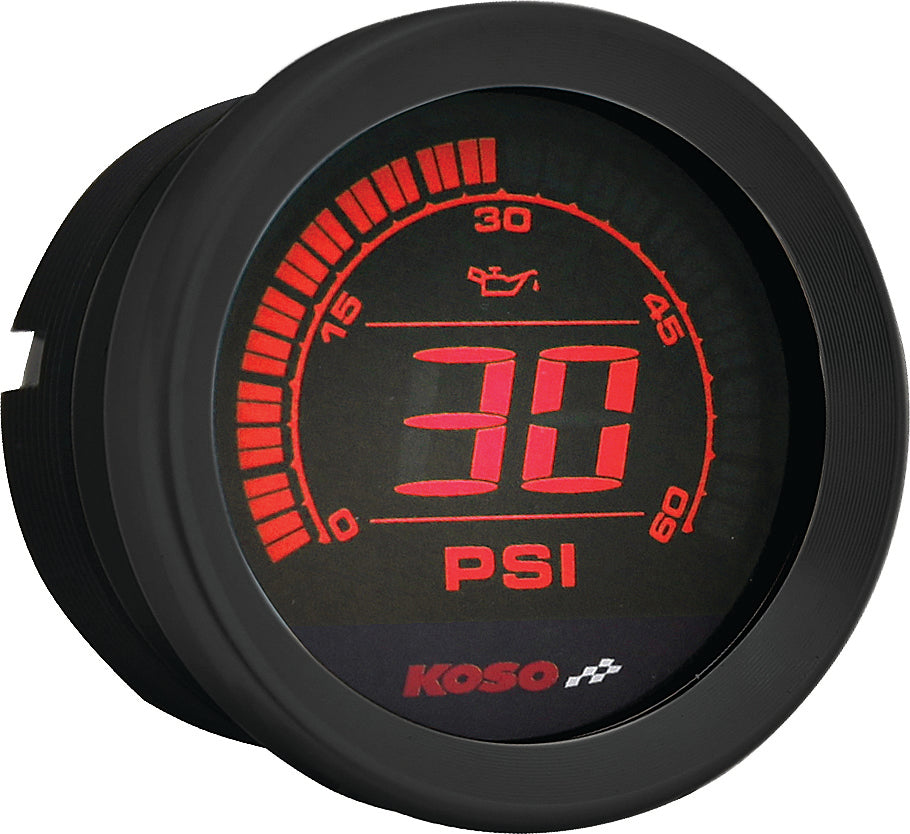 KOSO Digital Gauge Cluster with 4-inch Speedometer and Tachometer for Harley-Davidson FLHTC and FLHTCU (2004-2013)