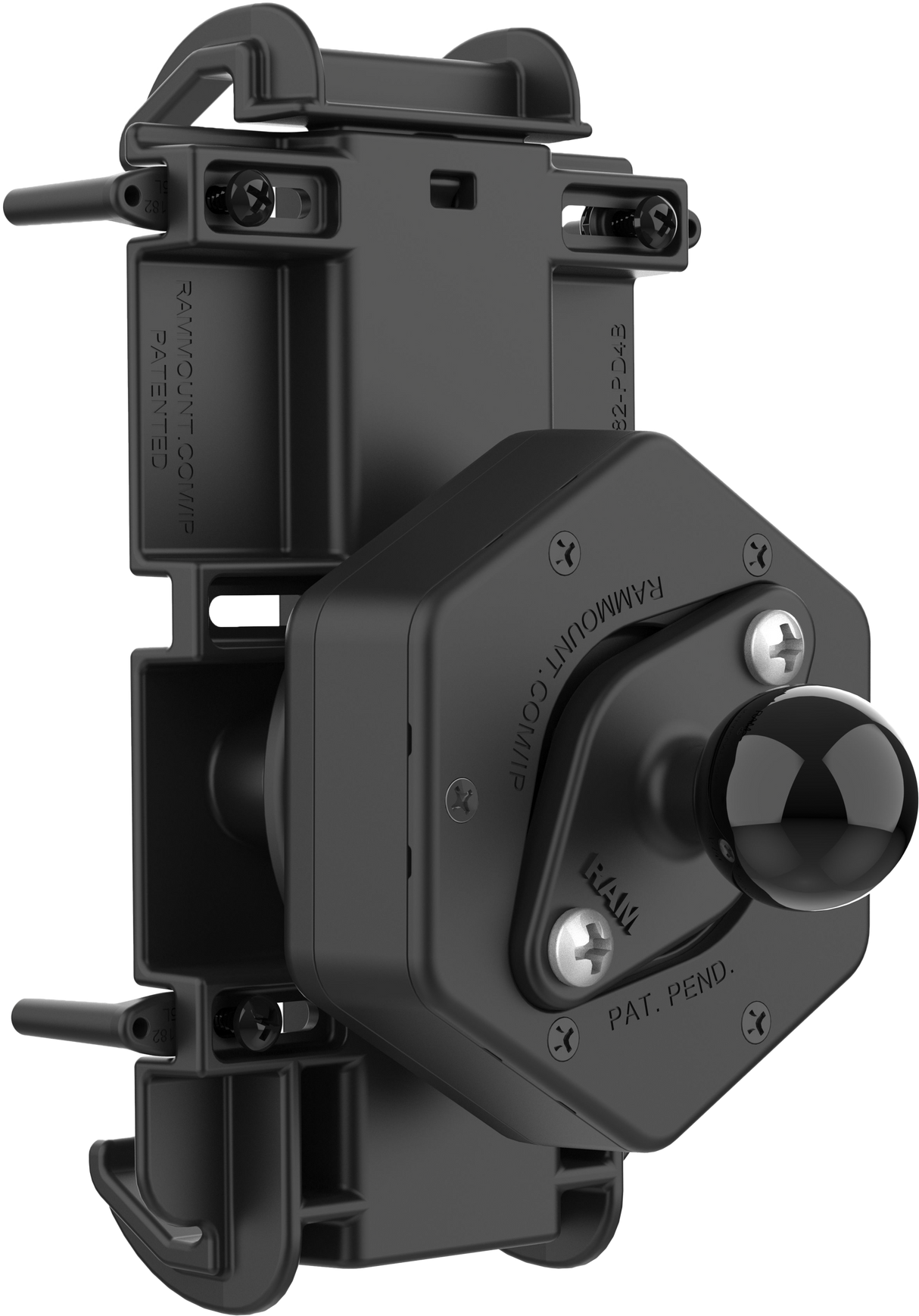 RAM Quick Grip XL Phone Holder with Vibe-Safe Adapter and Ball for Ford F-150, Chevrolet Silverado, Dodge RAM, Toyota Tundra, and more