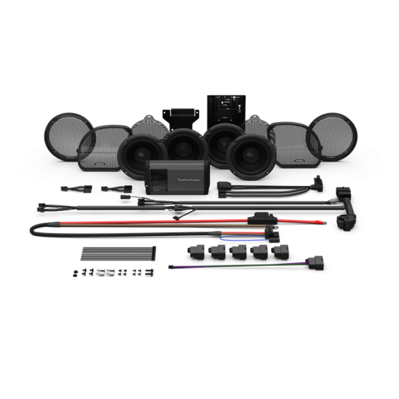 Rockford Fosgate HD14U-STG2 Stage 2 Audio Kit for 2014+ Harley-Davidson Road Glide and Street Glide Ultra