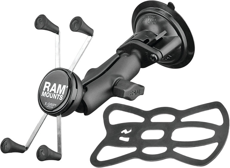RAM X Grip Complete Kit Suction Mount for Large Phones and Phablets - Compatible with RVs, Trucks, and Motorhomes