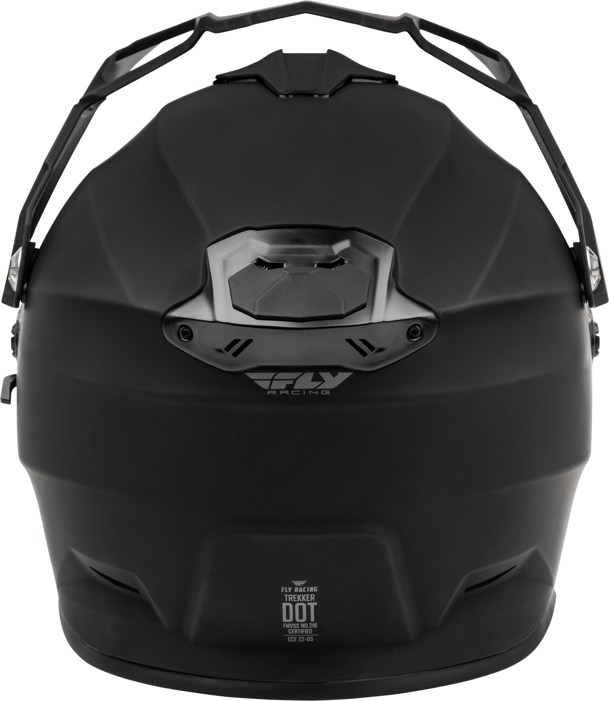 Fly Racing Trekker CW Solid Helmet with Electric Shield - Matte Black, Medium (Part #73-31366M)