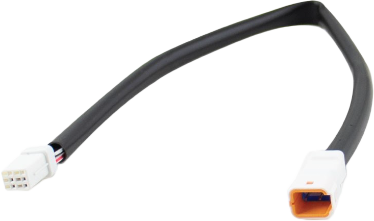 KOSO 20-A91803A 12-Inch Extension Wire for HUD Gauges - Compatible with Harley-Davidson Streetbob, Softail, and Touring Models