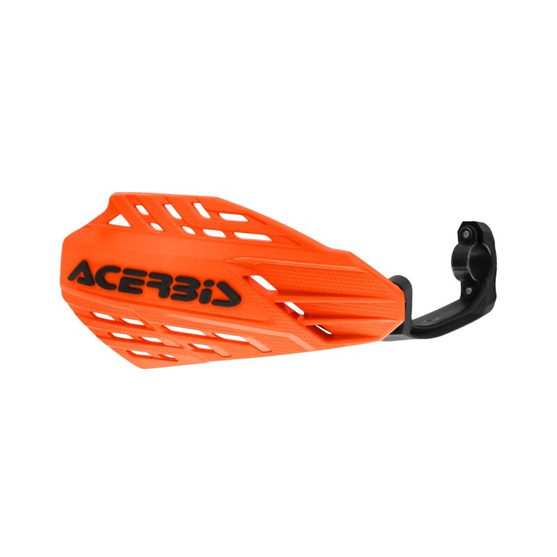 Acerbis Linear Vented Handguard - Orange/Black for Off-Road and ATV Vehicles Part #2987615225