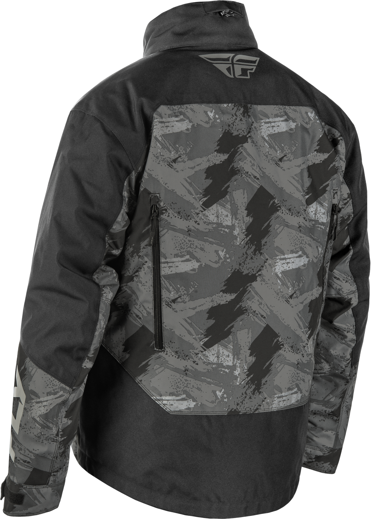 Fly Racing Youth SNX Pro Jacket Black (Part #470-5405YL) - Weatherproof Snowmobile Jacket for Youths