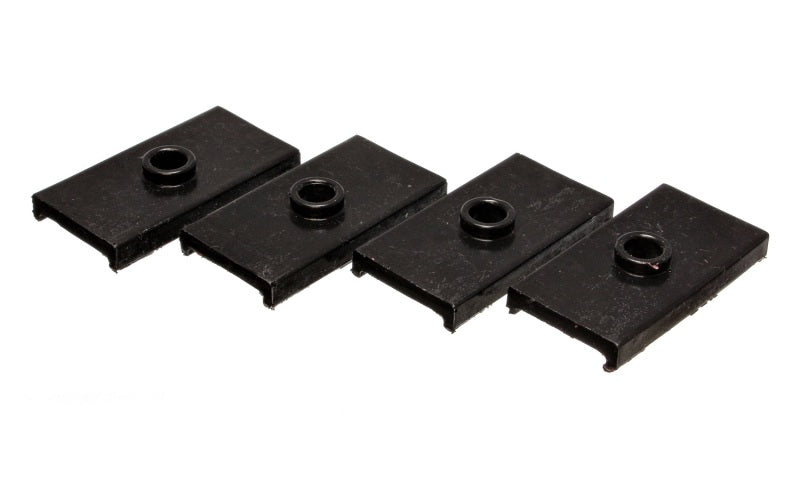 Energy Suspension 62-80 MG MGB Rear Leaf Spring Pad Set - Black Polyurethane for 1970-1974 MG MGB