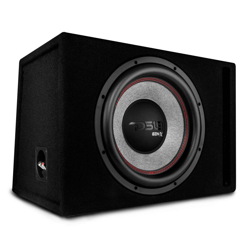 DS18 GEN-X112LD 12-Inch Loaded Subwoofer with Ported Enclosure — 450 Watts RMS for Car Audio Systems, Fits Most Vehicles