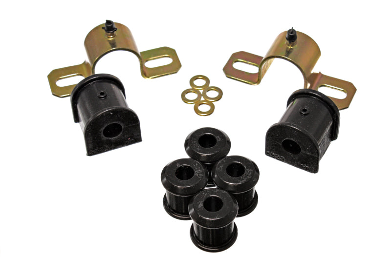 Energy Suspension Jeep 16mm Rear Sway Bar Bushing and End Link Set - Black | Compatible with 1988-1995 Jeep Wrangler