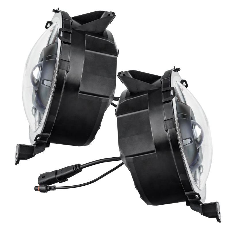 Oracle Oculus Bi-LED Projector Headlights for Jeep JL/Gladiator JT Satin Silver 5500K