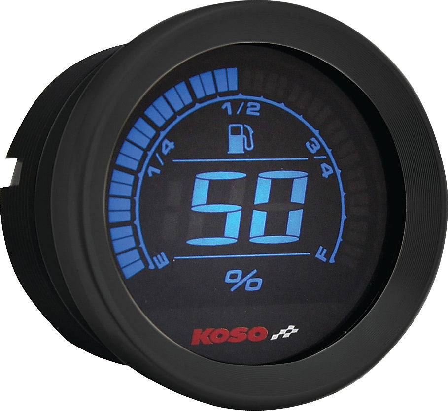 KOSO Digital Gauge Cluster with 4-inch Speedometer and Tachometer for Harley-Davidson FLHTC and FLHTCU (2004-2013)