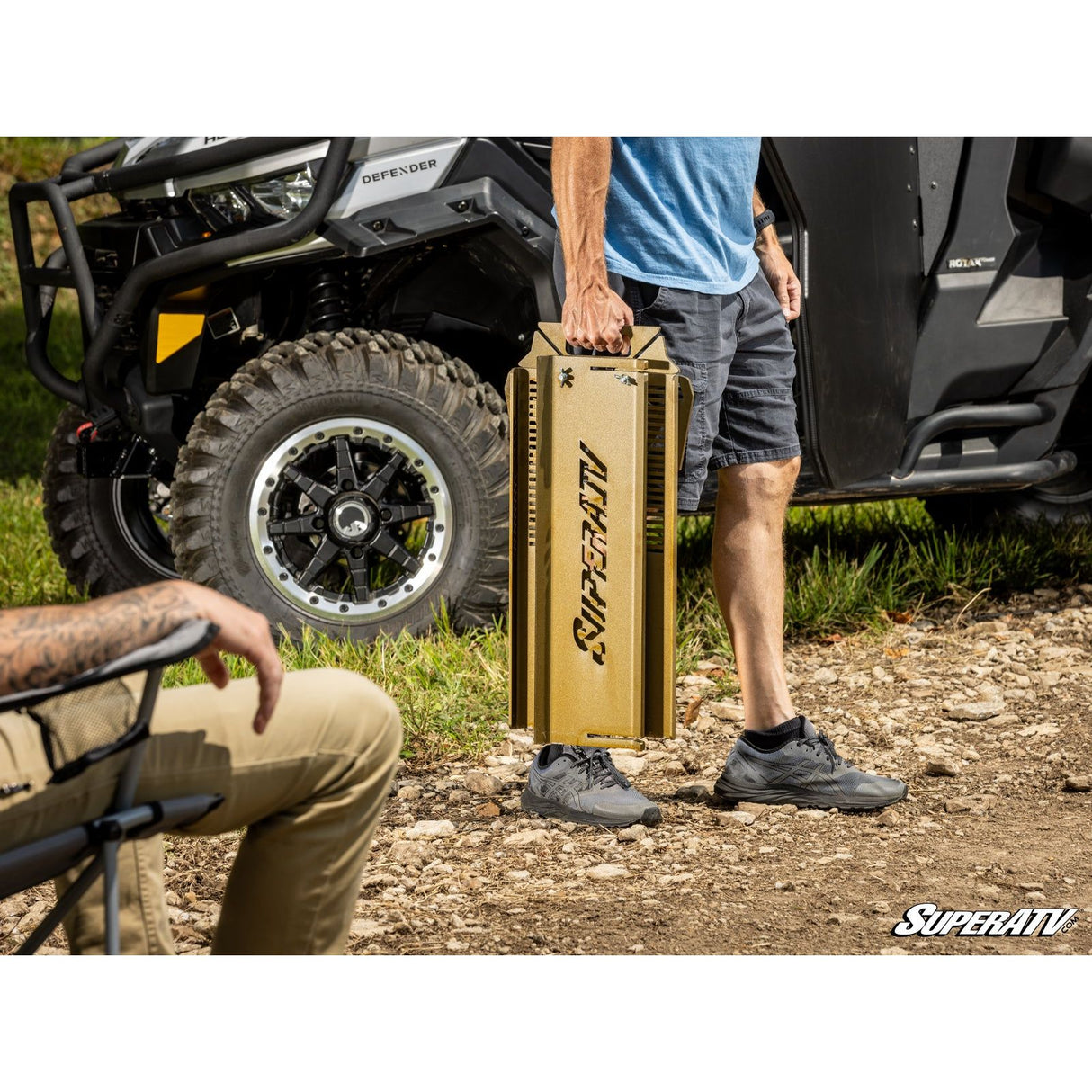 Collapsible Fire Pit and Grill | SuperATV