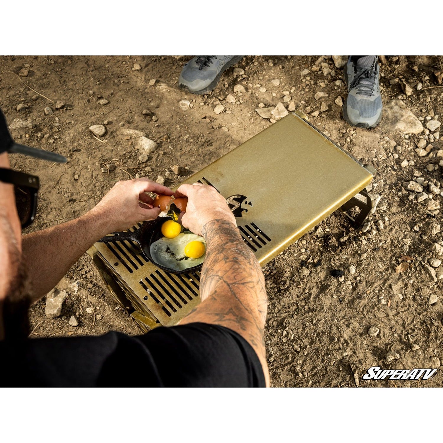 Collapsible Fire Pit and Grill | SuperATV