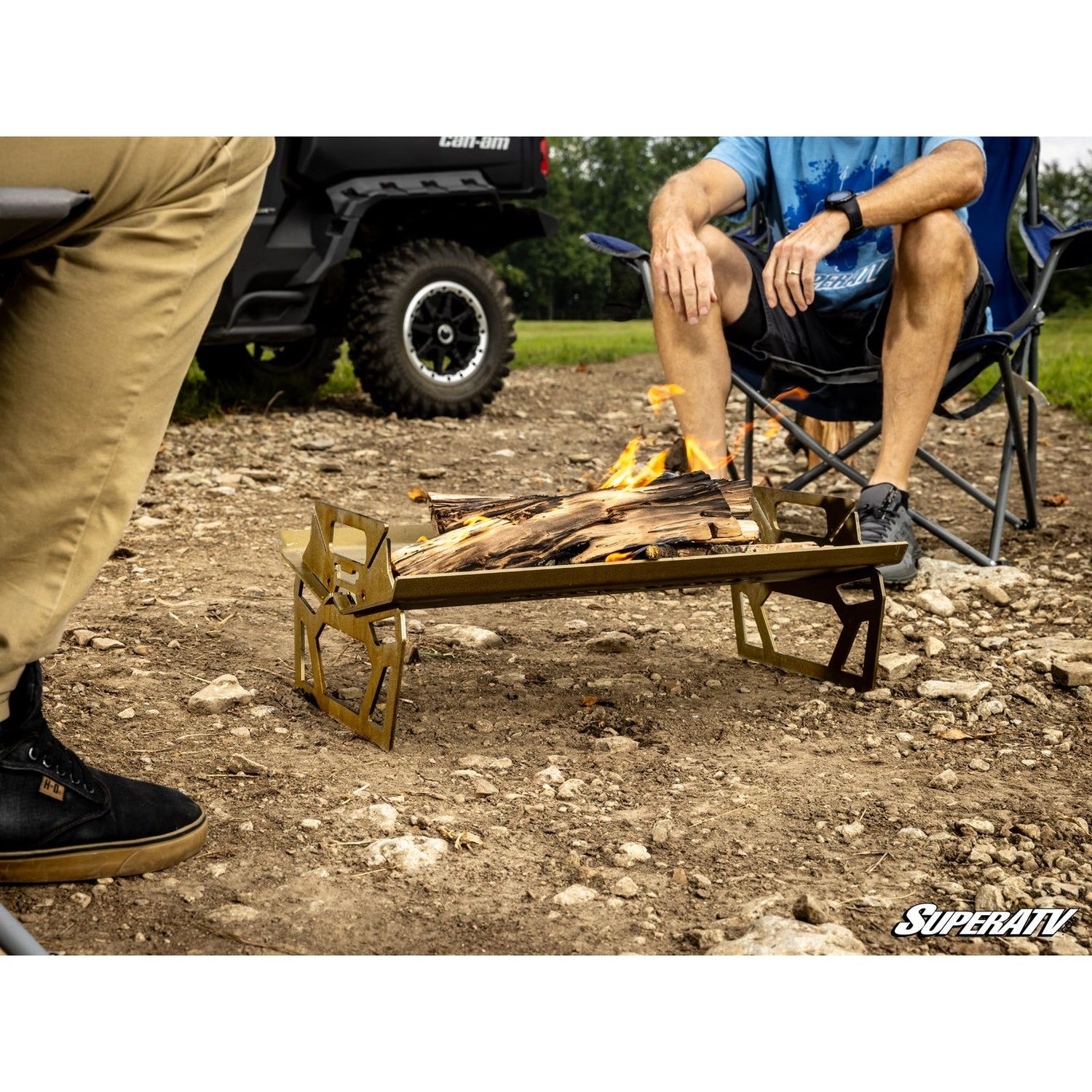 Collapsible Fire Pit and Grill | SuperATV
