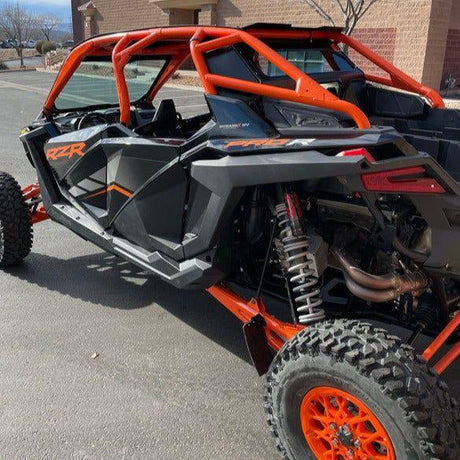 Polaris RZR Pro R with Rockford Fosgate Speakers Rear Windshield | Dirt Warrior Accessories
