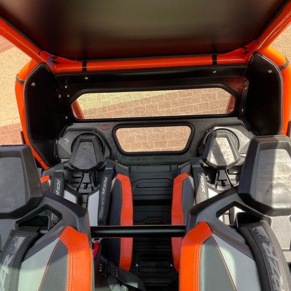 Polaris RZR Pro R with Rockford Fosgate Speakers Rear Windshield | Dirt Warrior Accessories
