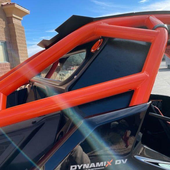 Polaris RZR Pro R with Rockford Fosgate Speakers Rear Windshield | Dirt Warrior Accessories