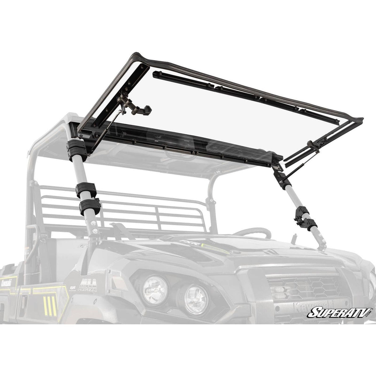 Kawasaki Mule Pro Scratch Resistant Flip Windshield | SuperATV