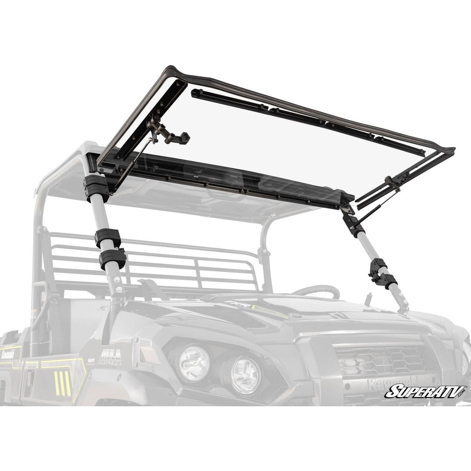 Kawasaki Mule Pro Scratch Resistant Flip Windshield | SuperATV